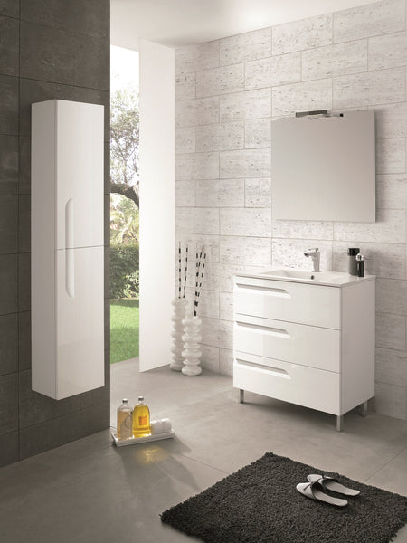 Eviva Vitta 24" Modern Bathroom Vanity with White Integrated Porcelain Sink - Luxe Bathroom Vanities Luxury Bathroom Fixtures Bathroom Furniture