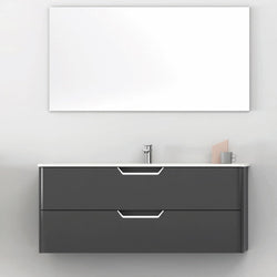 Eviva Hayat 24" Modern Wallmount Bathroom Vanity with White Integrated Porcelain Sink - Luxe Bathroom Vanities Luxury Bathroom Fixtures Bathroom Furniture