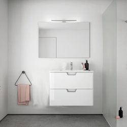 Eviva Hayat 24" Modern Wallmount Bathroom Vanity with White Integrated Porcelain Sink - Luxe Bathroom Vanities Luxury Bathroom Fixtures Bathroom Furniture