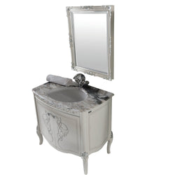 Eviva Heritage 34" Bathroom Vanity Set - Luxe Bathroom Vanities Luxury Bathroom Fixtures Bathroom Furniture
