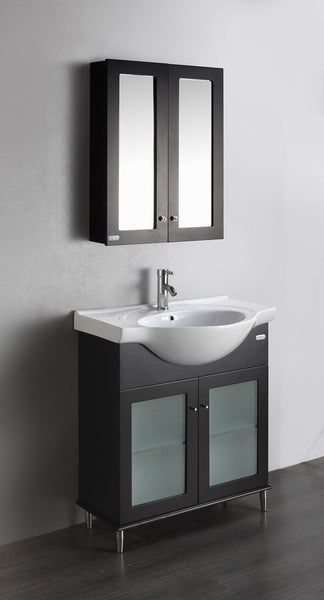 Eviva TUX  24" Inch Bathroom Vanity with a white Porcelain Sink - Luxe Bathroom Vanities Luxury Bathroom Fixtures Bathroom Furniture