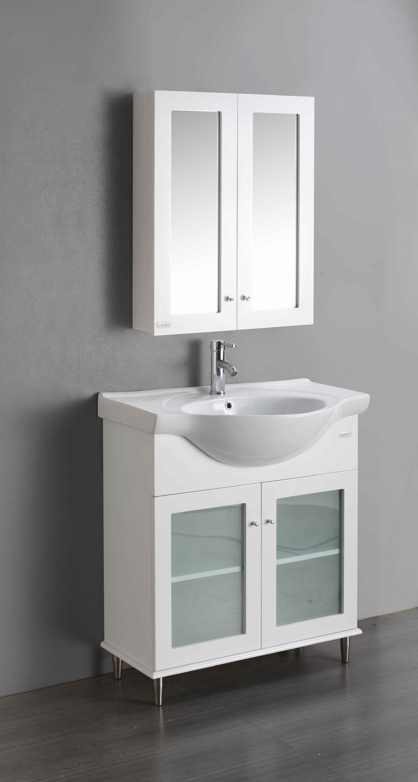 Eviva TUX  24" Inch Bathroom Vanity with a white Porcelain Sink - Luxe Bathroom Vanities Luxury Bathroom Fixtures Bathroom Furniture