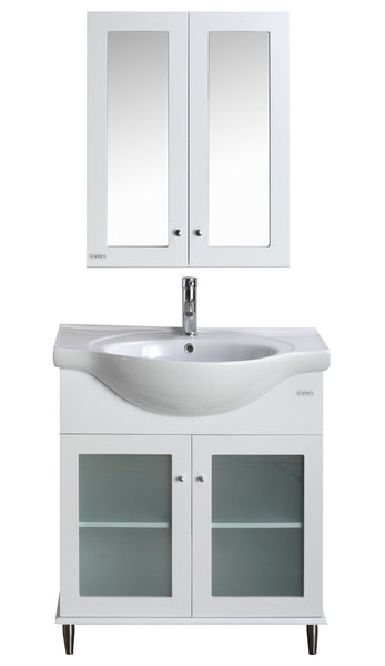 Eviva TUX  24" Inch Bathroom Vanity with a white Porcelain Sink - Luxe Bathroom Vanities Luxury Bathroom Fixtures Bathroom Furniture