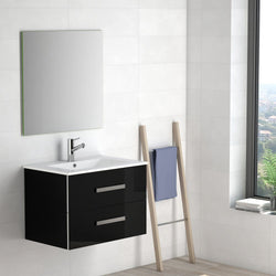 Eviva Astoria 28" Modern Bathroom Vanity with White Integrated Porcelain Sink - Luxe Bathroom Vanities Luxury Bathroom Fixtures Bathroom Furniture