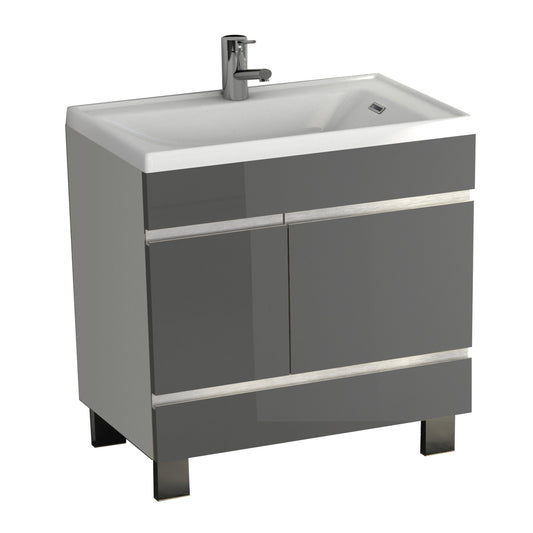 Eviva Petite Plus 24” Vanity with Porcelain sink - Luxe Bathroom Vanities Luxury Bathroom Fixtures Bathroom Furniture