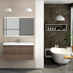 Eviva Roxy 39” Natural Oak Vanity with Porcelain sink - Luxe Bathroom Vanities Luxury Bathroom Fixtures Bathroom Furniture