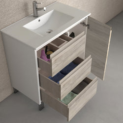 Eviva Bella 32” Vanity with Porcelain sink - Luxe Bathroom Vanities Luxury Bathroom Fixtures Bathroom Furniture