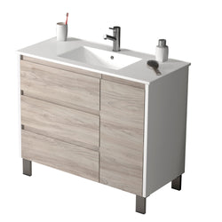 Eviva Bella 39” Vanity with Porcelain sink - Luxe Bathroom Vanities Luxury Bathroom Fixtures Bathroom Furniture