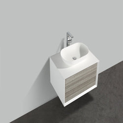 Eviva Santa Monica 30 in Wall Mount Bathroom Vanity with White Porcelain Vessel Sink - Luxe Bathroom Vanities Luxury Bathroom Fixtures Bathroom Furniture