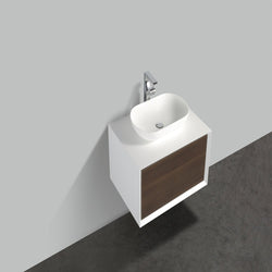 Eviva Santa Monica 30 in Wall Mount Bathroom Vanity with White Porcelain Vessel Sink - Luxe Bathroom Vanities Luxury Bathroom Fixtures Bathroom Furniture