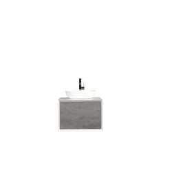 Eviva Santa Monica 30 in Wall Mount Bathroom Vanity with White Porcelain Vessel Sink - Luxe Bathroom Vanities Luxury Bathroom Fixtures Bathroom Furniture