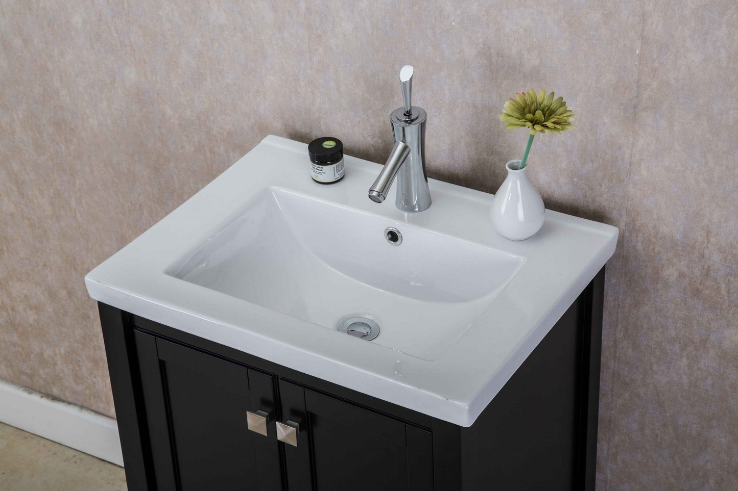 Eviva Tiblisi 24" Modern/Transitional Bathroom Vanity with White Porcelain Sink - Luxe Bathroom Vanities Luxury Bathroom Fixtures Bathroom Furniture