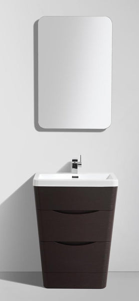 Eviva Victoria 25" Modern Bathroom Vanity with White Integrated Acrylic Sink - Luxe Bathroom Vanities Luxury Bathroom Fixtures Bathroom Furniture