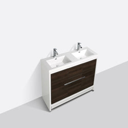 Eviva Grace 60 in. Bathroom Vanity with Double White Integrated Acrylic Countertop - Luxe Bathroom Vanities Luxury Bathroom Fixtures Bathroom Furniture