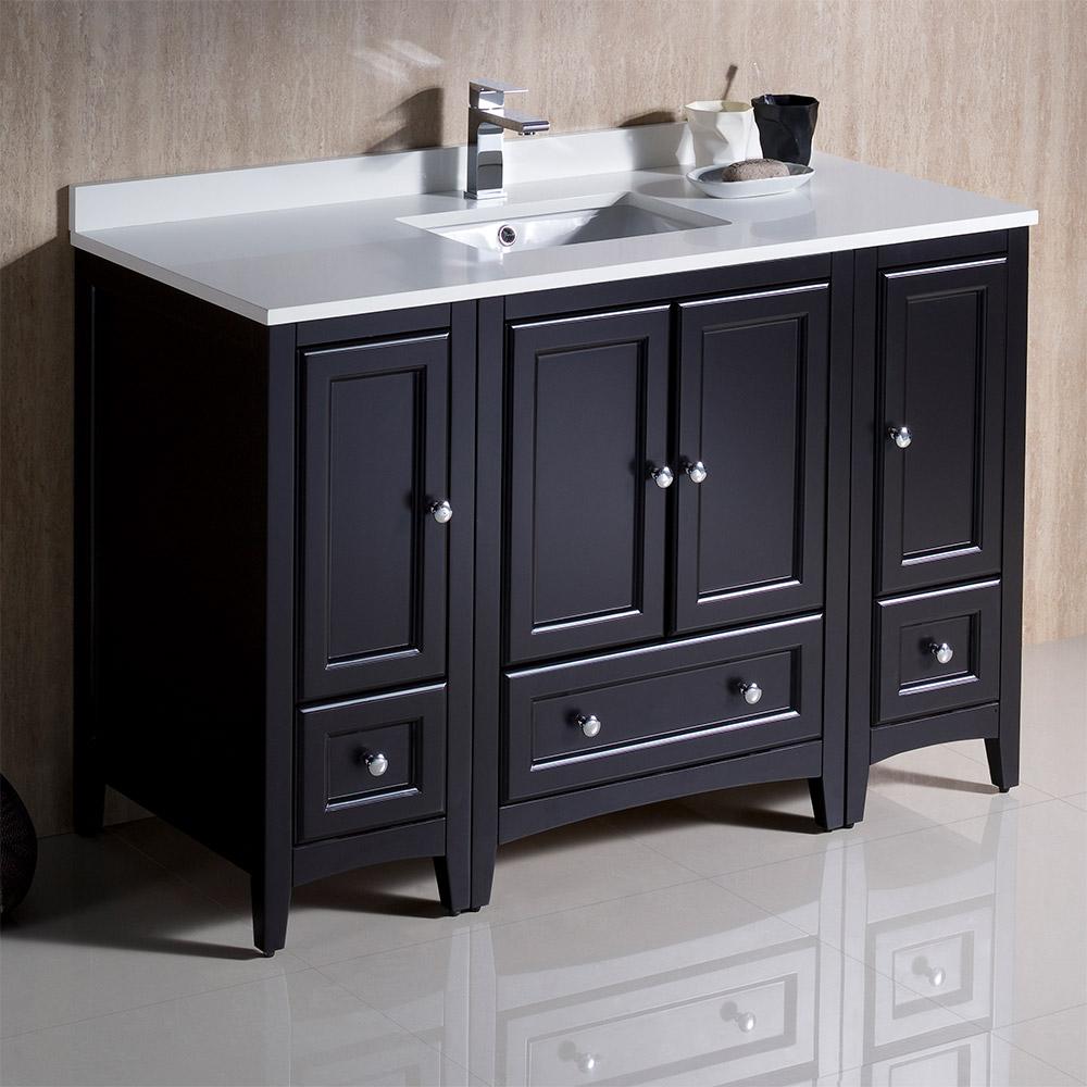 Fresca Oxford 48" Traditional Bathroom Cabinets w/ Top & Sink - Luxe Bathroom Vanities
