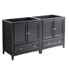 Fresca Oxford 59" Traditional Double Sink Bathroom Cabinets - Luxe Bathroom Vanities Luxury Bathroom Fixtures Bathroom Furniture