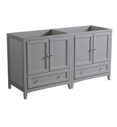 Fresca Oxford 59" Traditional Double Sink Bathroom Cabinets - Luxe Bathroom Vanities Luxury Bathroom Fixtures Bathroom Furniture