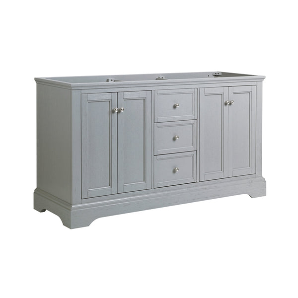 Fresca Windsor 60" Traditional Double Sink Bathroom Cabinet - Luxe Bathroom Vanities Luxury Bathroom Fixtures Bathroom Furniture