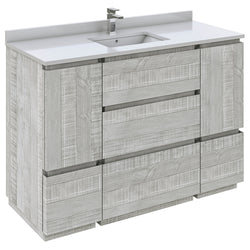 Fresca Formosa 47" Floor Standing Modern Bathroom Cabinet - Luxe Bathroom Vanities