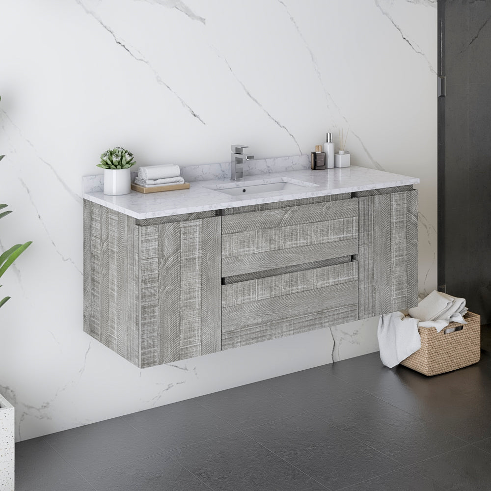 Fresca Formosa 47" Wall Hung Modern Bathroom Cabinet - Luxe Bathroom Vanities
