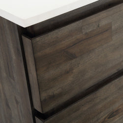 Fresca Formosa 72" Floor Standing Open Bottom Double Sink Modern Bathroom Cabinet w/ Top & Sinks - Luxe Bathroom Vanities