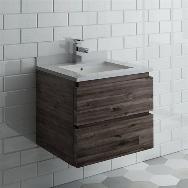 Fresca Formosa 29" Wall Hung Modern Bathroom Cabinet - Luxe Bathroom Vanities Luxury Bathroom Fixtures Bathroom Furniture