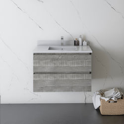 Fresca Formosa 29" Wall Hung Modern Bathroom Cabinet - Luxe Bathroom Vanities