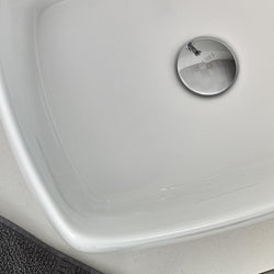 Fresca Lucera 36" Wall Hung Modern Bathroom Cabinet w/ Top & Vessel Sink - Left Version - Luxe Bathroom Vanities