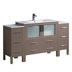 Fresca Torino 60" Modern Bathroom Cabinets w/ Integrated Sink - Luxe Bathroom Vanities