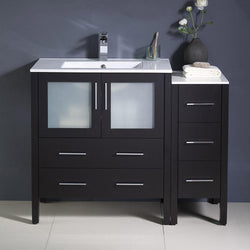 Fresca Torino 42" Modern Bathroom Cabinets w/ Integrated Sink - Luxe Bathroom Vanities