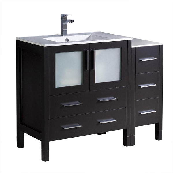 Fresca Torino 42" Modern Bathroom Cabinets w/ Integrated Sink - Luxe Bathroom Vanities