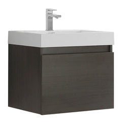 Fresca Nano 24" Modern Bathroom Cabinet w/ Integrated Sink - Luxe Bathroom Vanities