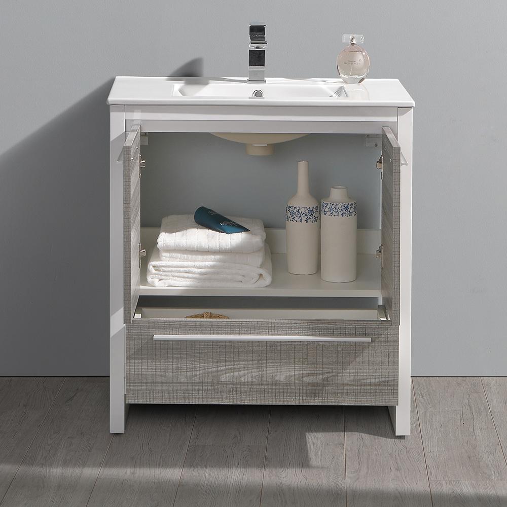 Fresca Allier Rio 30" Modern Bathroom Cabinet w/ Sink - Luxe Bathroom Vanities