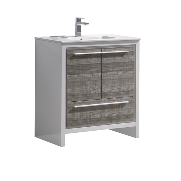 Fresca Allier Rio 30" Modern Bathroom Cabinet w/ Sink - Luxe Bathroom Vanities