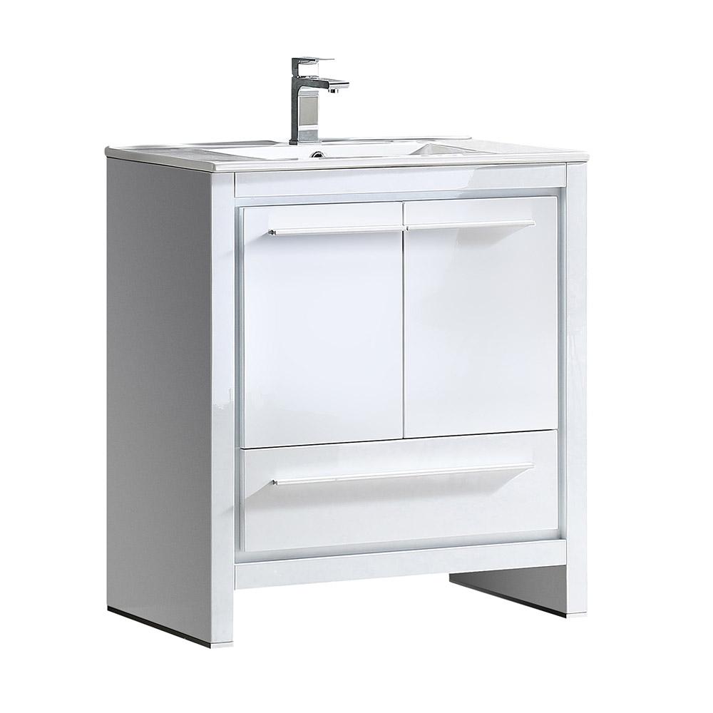 Fresca Allier 30" Modern Bathroom Cabinet w/ Sink - Luxe Bathroom Vanities