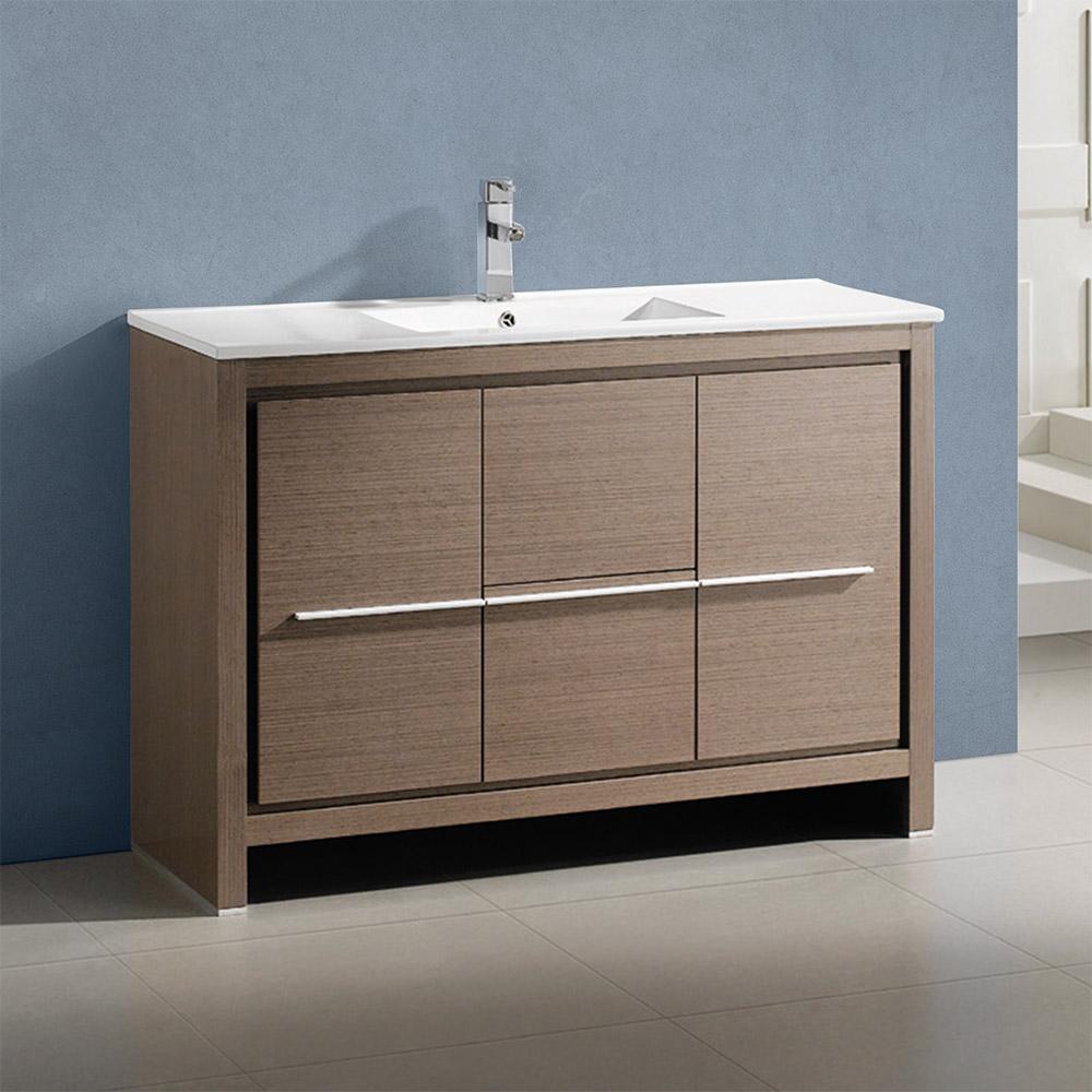 Fresca Allier 48" Modern Bathroom Cabinet w/ Sink - Luxe Bathroom Vanities
