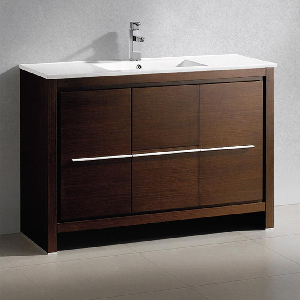 Fresca Allier 48" Modern Bathroom Cabinet w/ Sink - Luxe Bathroom Vanities
