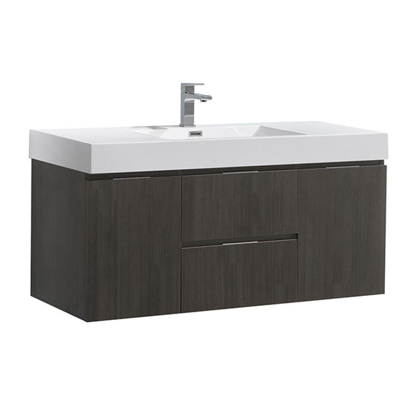 Fresca Valencia 48" Wall Hung Modern Bathroom Vanity - Luxe Bathroom Vanities