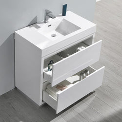 Fresca Valencia 36" Free Standing Modern Bathroom Vanity - Luxe Bathroom Vanities