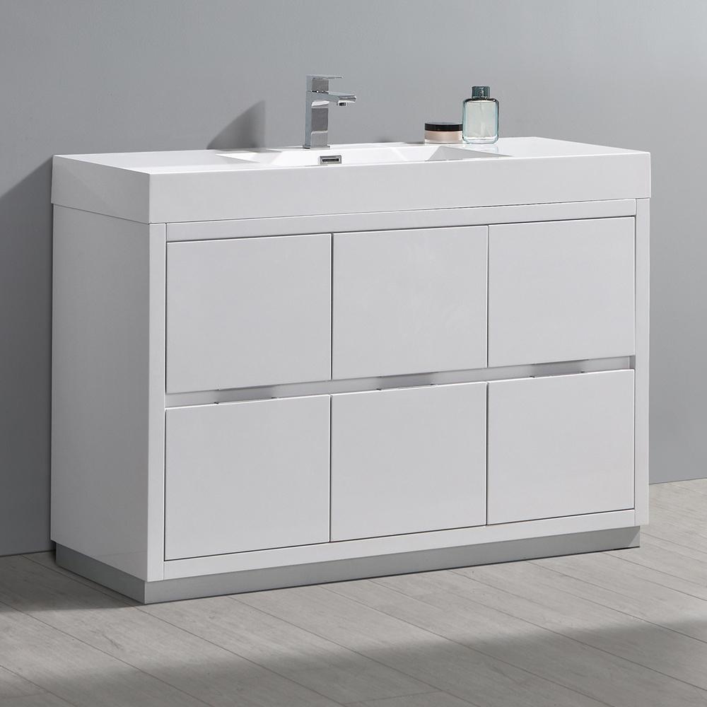 Fresca Valencia 48" Free Standing Modern Bathroom Vanity - Luxe Bathroom Vanities