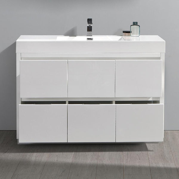 Fresca Valencia 48" Free Standing Modern Bathroom Vanity - Luxe Bathroom Vanities