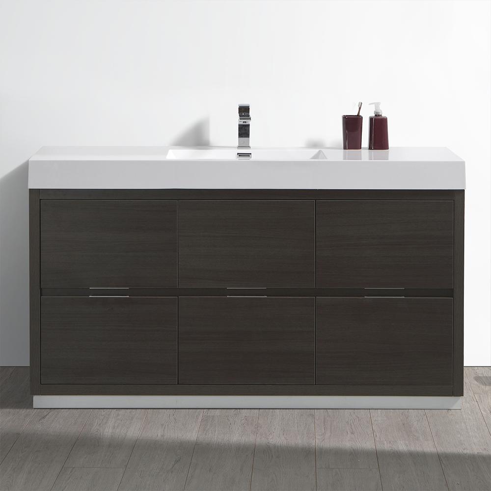 Fresca Valencia 60" Free Standing Modern Bathroom Vanity - Luxe Bathroom Vanities