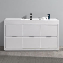 Fresca Valencia 60" Free Standing Modern Bathroom Vanity - Luxe Bathroom Vanities