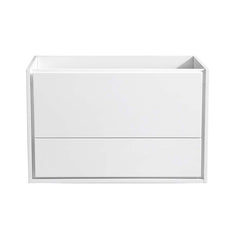 Fresca Catania 36" Wall Hung Modern Bathroom Cabinet - Luxe Bathroom Vanities Luxury Bathroom Fixtures Bathroom Furniture