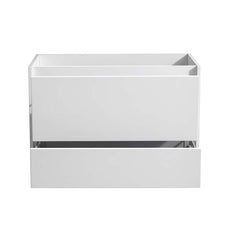 Fresca Catania 36" Wall Hung Modern Bathroom Cabinet - Luxe Bathroom Vanities Luxury Bathroom Fixtures Bathroom Furniture