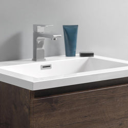 Fresca Lazzaro 24" Free Standing Modern Bathroom Cabinet w/ Integrated Sink - Luxe Bathroom Vanities