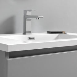 Fresca Lazzaro 30" Free Standing Modern Bathroom Cabinet w/ Integrated Sink - Luxe Bathroom Vanities