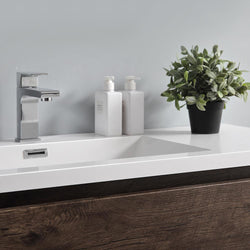 Fresca Lazzaro 48" Free Standing Modern Bathroom Cabinet w/ Integrated Sink - Luxe Bathroom Vanities