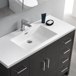 Fresca Imperia 48" Free Standing Modern Bathroom Cabinet w/ Integrated Sink - Luxe Bathroom Vanities