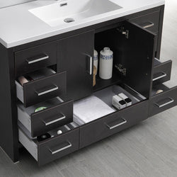 Fresca Imperia 48" Free Standing Modern Bathroom Cabinet w/ Integrated Sink - Luxe Bathroom Vanities